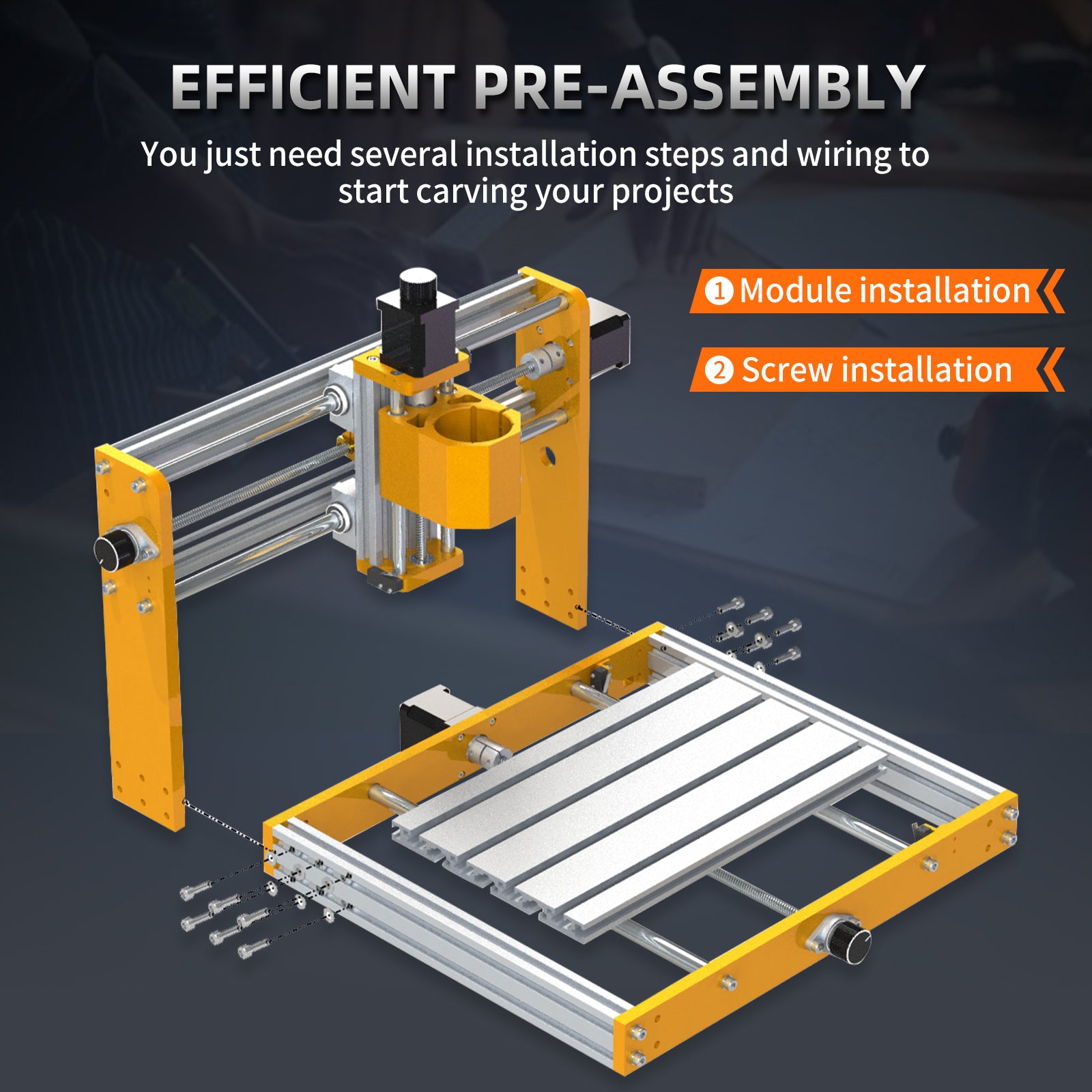 Fresadora Router Cnc 3018plus Husillo 300w, Laser 80w