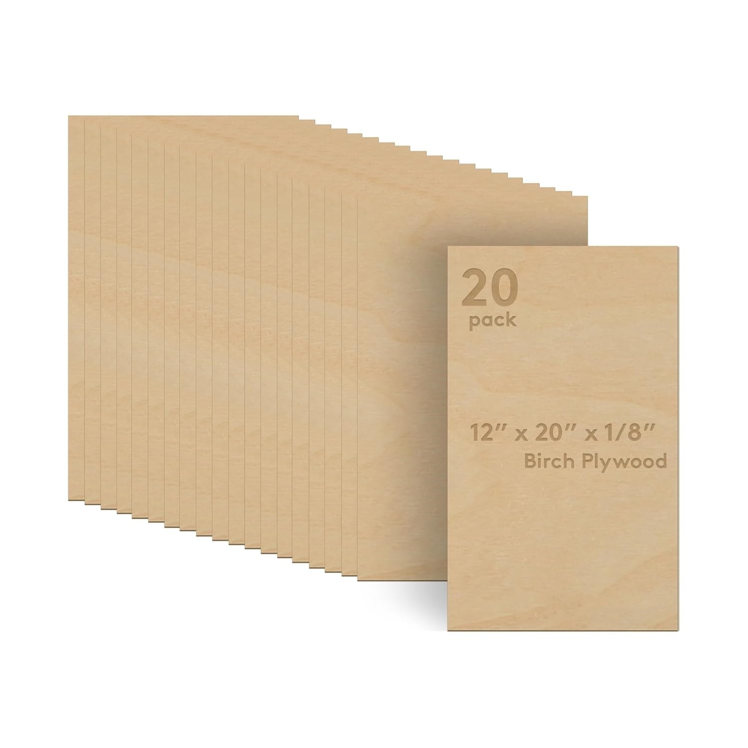 3 mm Birch Plywood 1/8 x 12 x 20 Inch