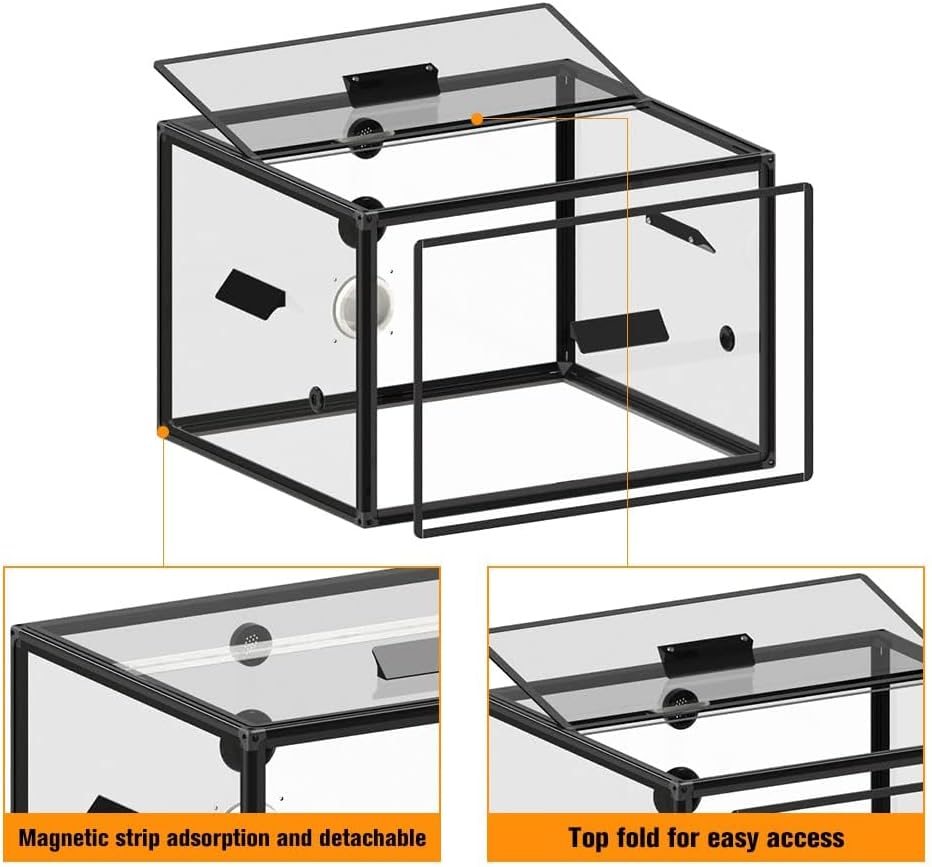 LUNYEE Acrylic CNC Case - Improved Protection, Dustproof, Cutting Noise Reduction, Compatible with 3018 Pro Max/3018 Pro Ultra