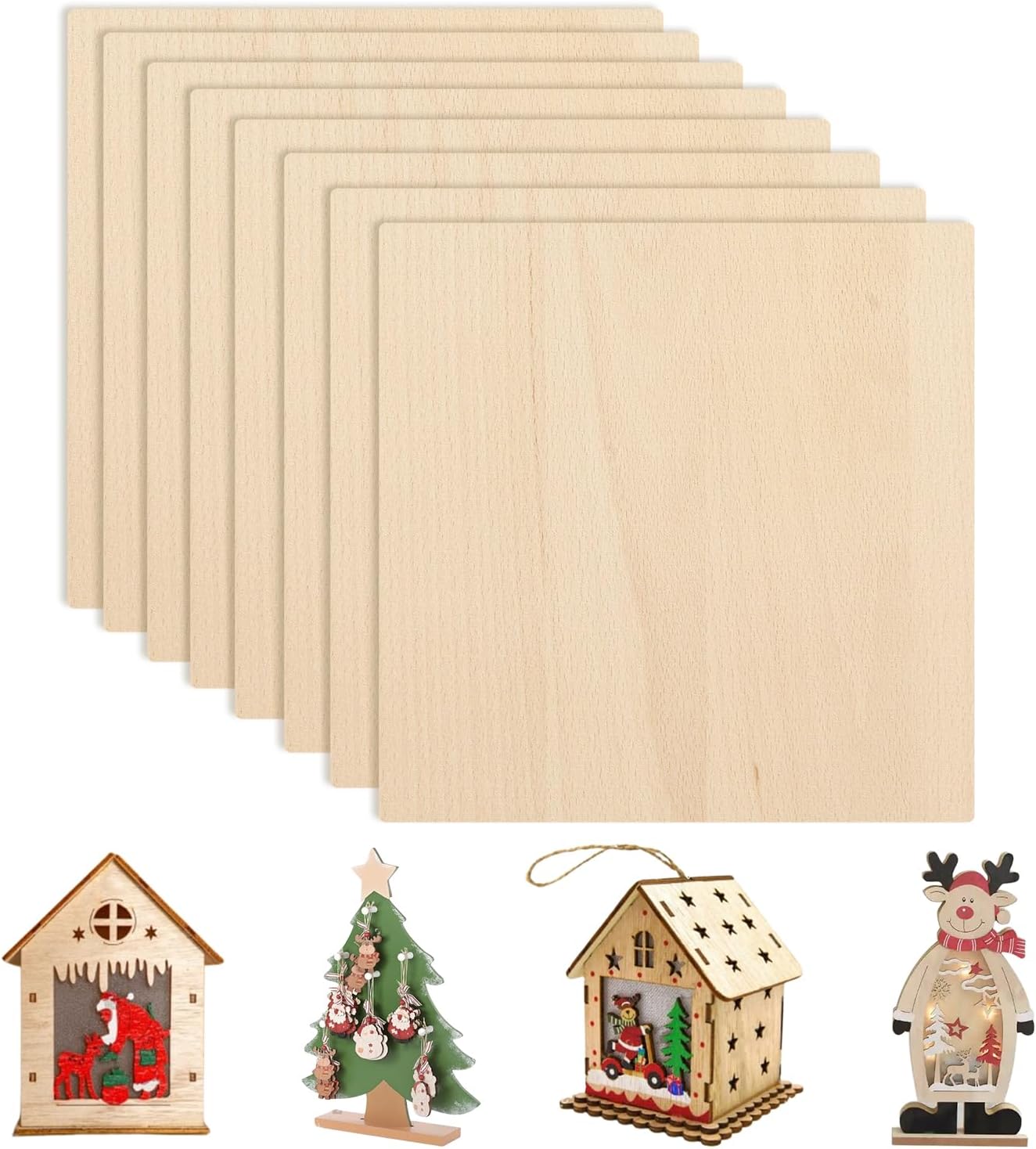 20 Pcs 3mm Basswood Plywood Sheets