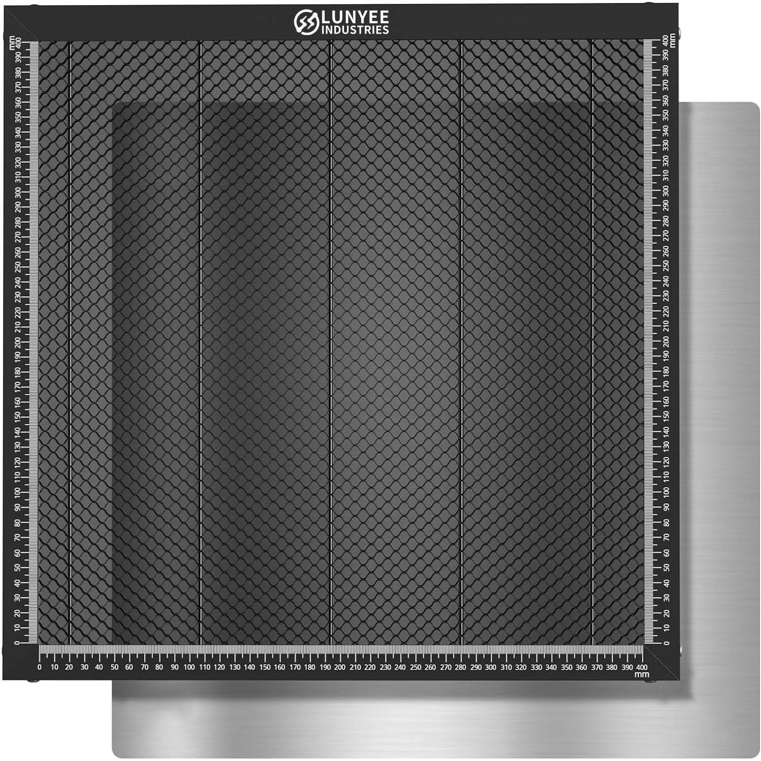 Table de travail pour machine de gravure et de découpe laser à lit en nid d'abeille 400 mm × 400 mm 