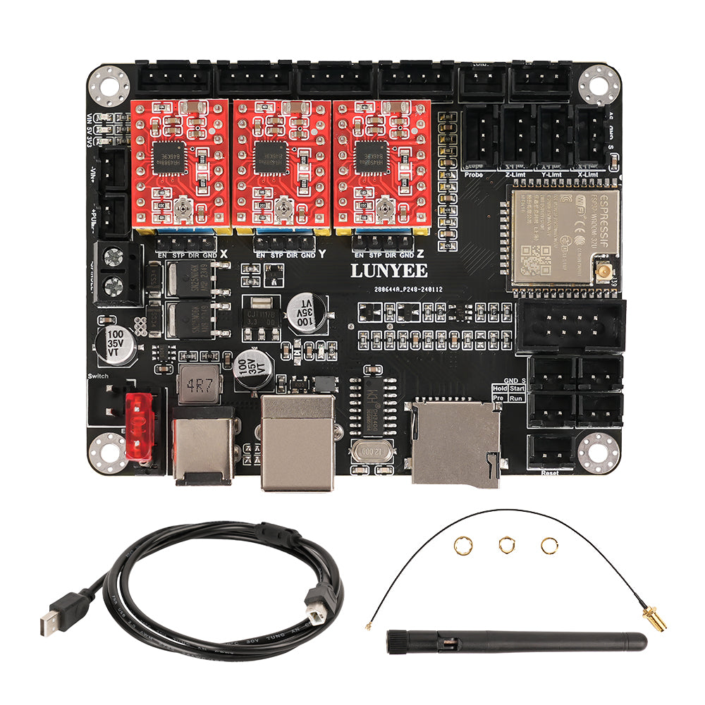 Contrôleur GRBL 3AXIS Pilote de moteur pas à pas 32 bits prenant en charge le WIFI