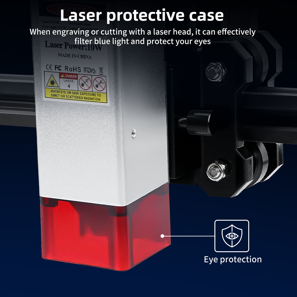 Laser Module C80 with Air Assist 10W Optical Output Power 450nm