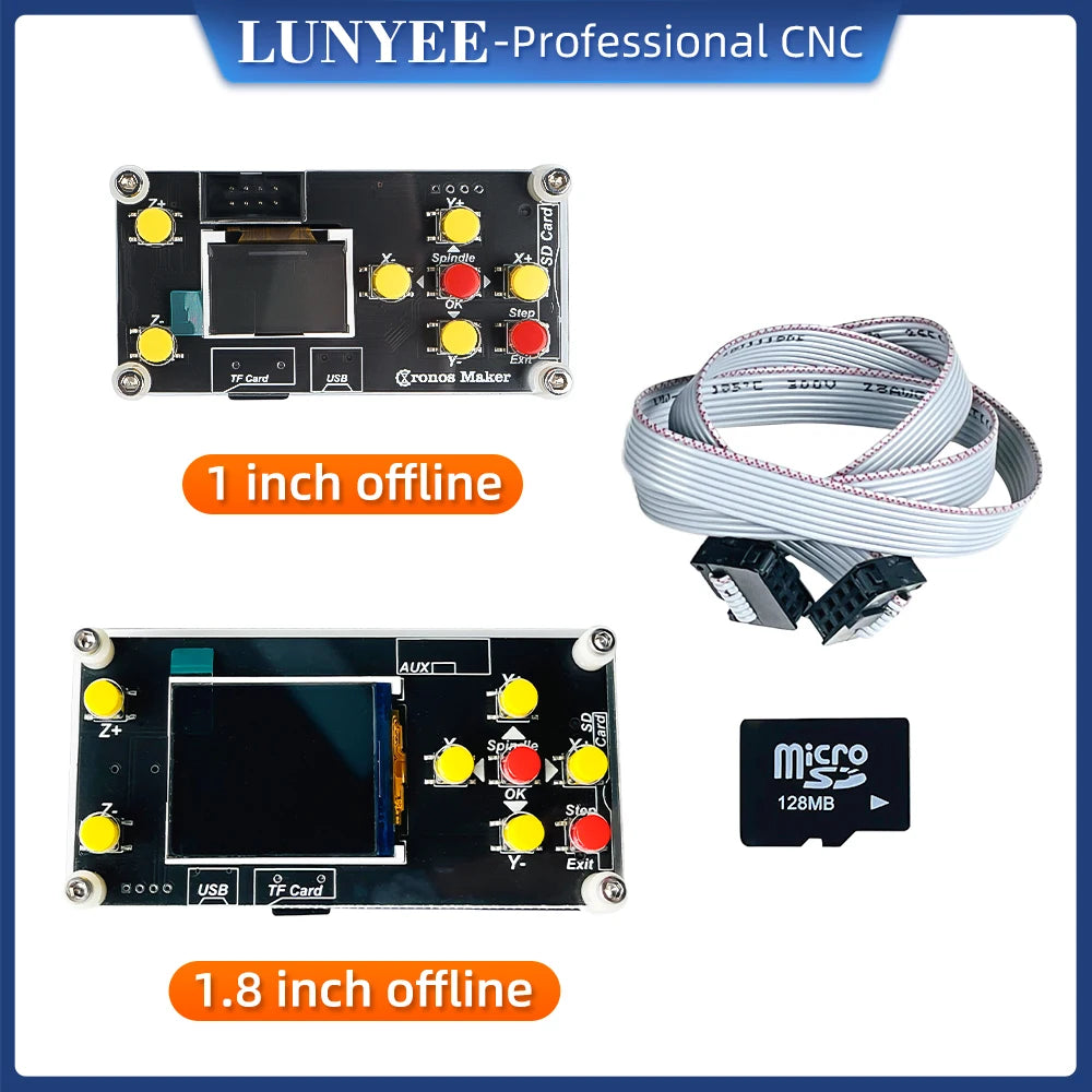 LUNYEE Grbl Offline Controller Board 3 Axis Offline Cnc Controller for 3018Pro 1610/2418/3018 Engraving Carving Milling Machine