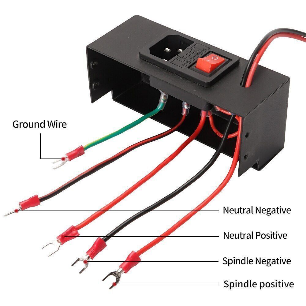 LUNYEE 3018 CNC Machine Switching Power Supply 110V/220V Adjustable