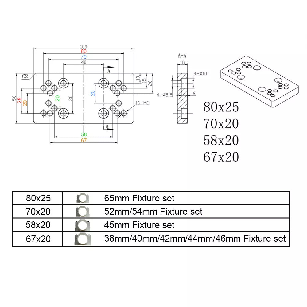 Module de table coulissante à axe Z CNC LUNYEE Module de profil en aluminium pour moteur pas à pas Nema17/23